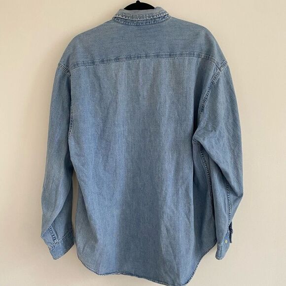 Vintage 90’s GAP Pride Denim Button Down - Picture 3 of 5